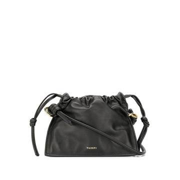 drawstring top shoulder bag