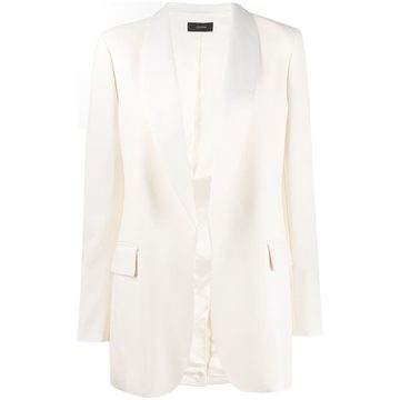 single-breasted fitted blazer