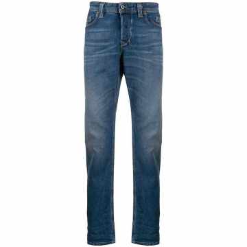 Larkee-Beex mid-rise tapered jeans
