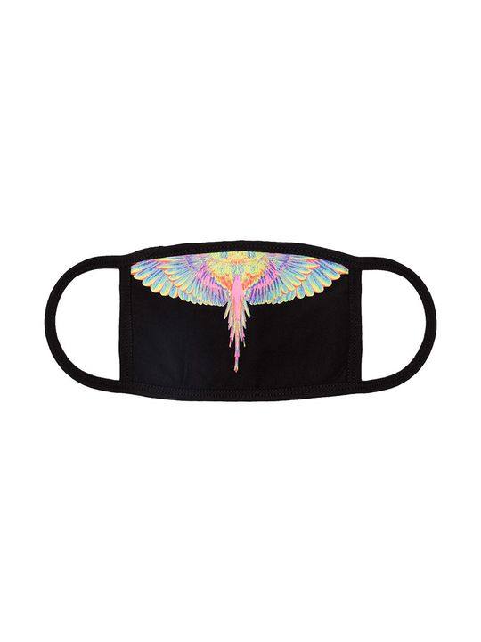 Black fluo wings cotton mouth mask展示图