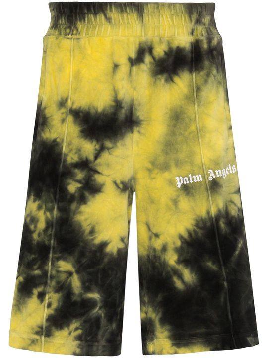 tie-dye chenille track shorts展示图