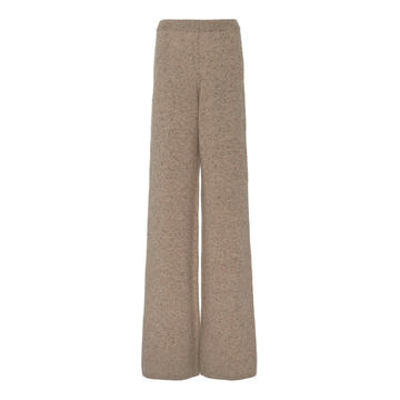 Tweed Knit Flared Pants