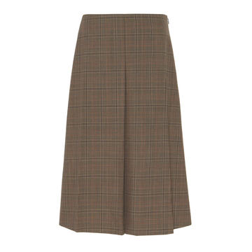 Skyl Glen Plaid Knee-Length Skirt