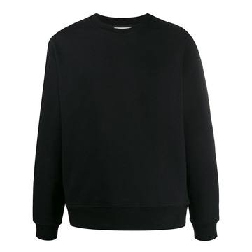 long sleeve relaxed fit logo jumper