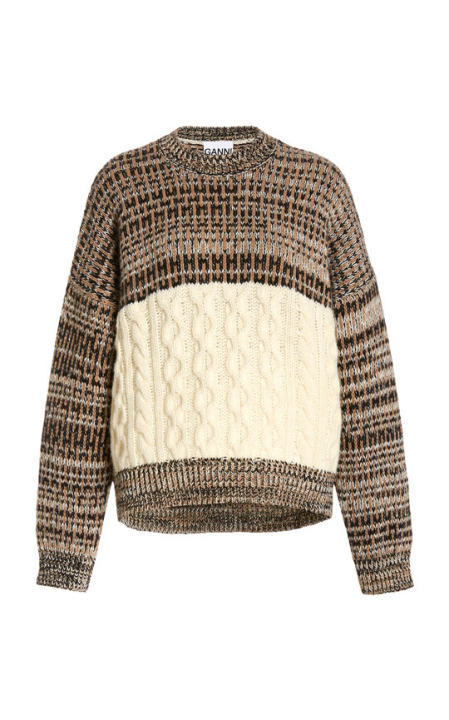 Heavy Melange Knit Sweater展示图