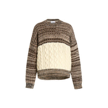 Heavy Melange Knit Sweater