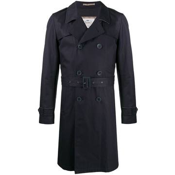 double-breasted trench coat