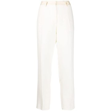 high-rise tailored trousers