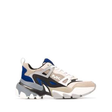 panelled chunky sole sneakers