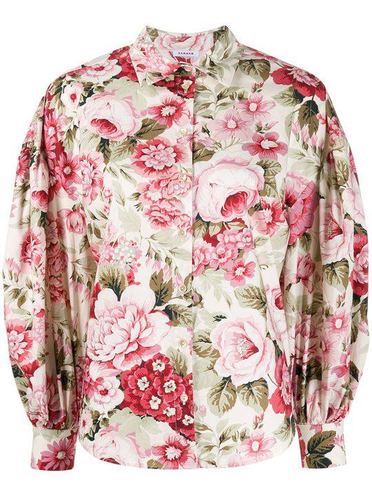 Corus floral print shirt展示图