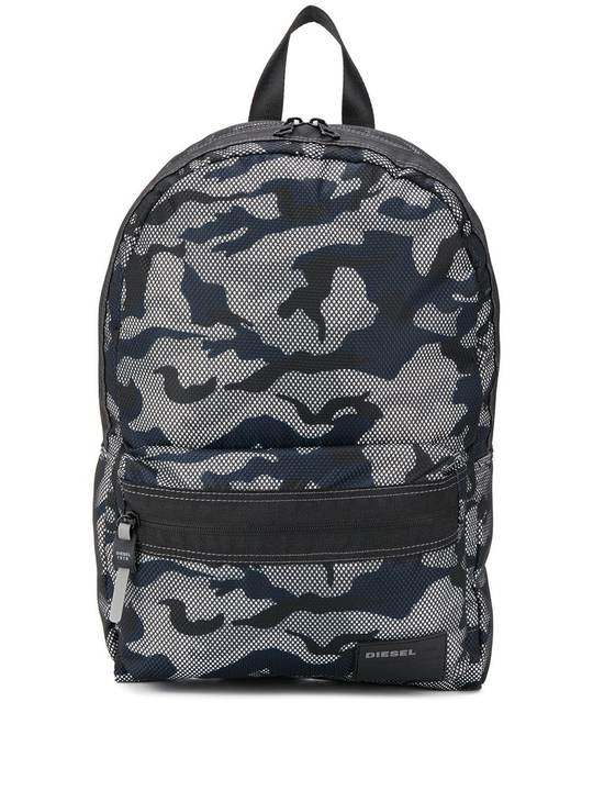 camouflage-print backpack展示图