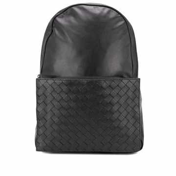 woven leather backpack