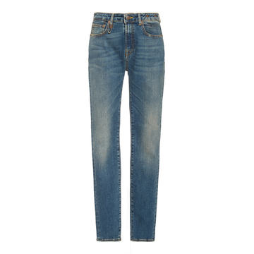 Alison Stretch Mid-Rise Slim-Leg Jeans