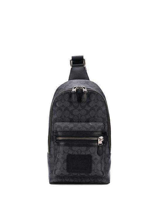 monogram print backpack展示图