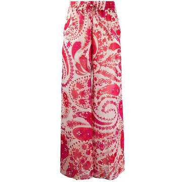 paisley print trousers