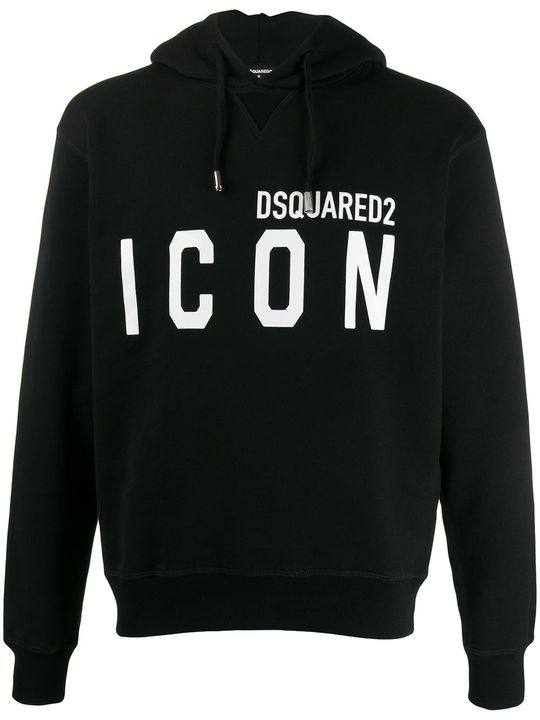 Icon logo print hoodie展示图