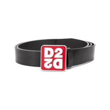 square logo belt