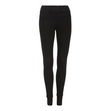 Ribbed Stretch-Modal Yoga Leggings