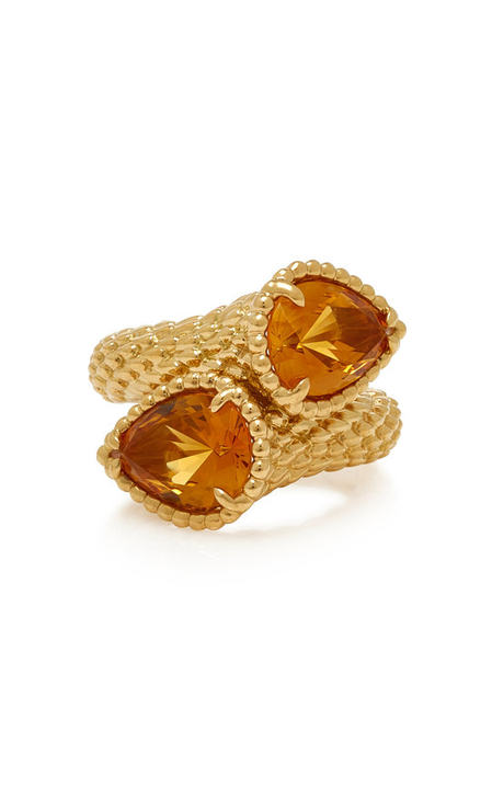 18K Yellow Gold And Citrine Ring展示图