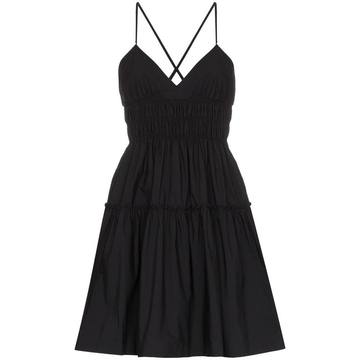 Mia tiered cotton mini dress