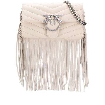 Love fringed shoulder bag