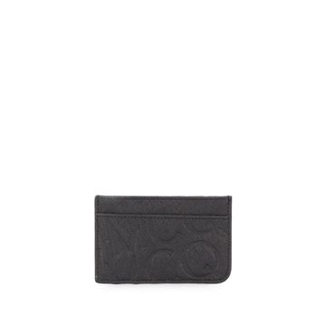 embossed logo cardholder