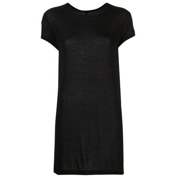 sheer longline T-shirt