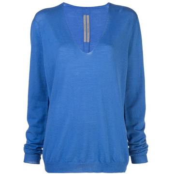 slouchy V-neck jumper