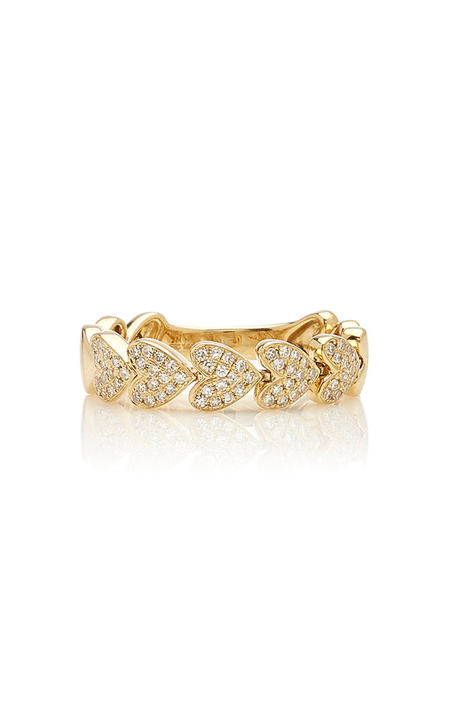 Eternal Love 14K Yellow-Gold Diamond Ring展示图