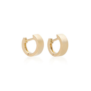 14k Gold Jumbo Huggie Earring