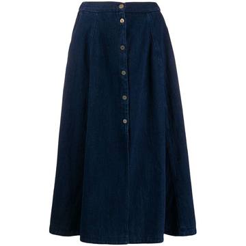 buttoned full skirt