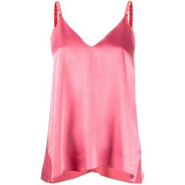 sleeveless v-neck top