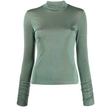 two-tone lurex jumper