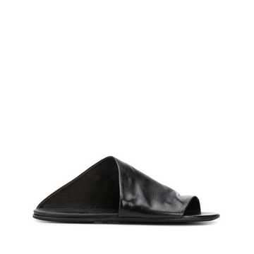 open-toe slip on sandals