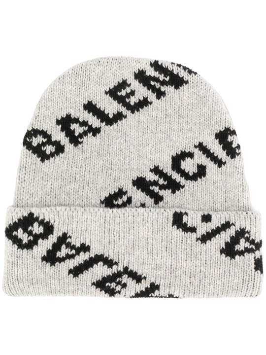 knitted logo beanie展示图