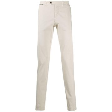 straight-leg chino trousers