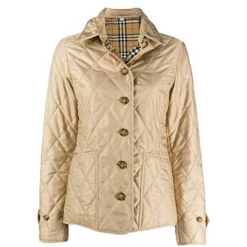 diamond quilted thermoregulated jacket