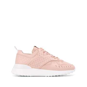 perforated detail low top sneakers