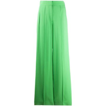 high-waisted wide leg trousers