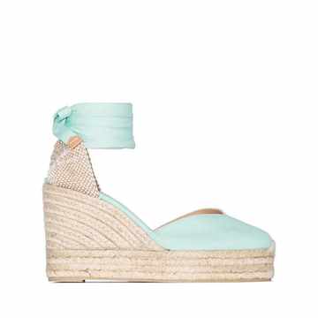 Chiara 80mm espadrille wedge sandals