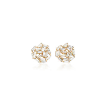 18K Gold Diamond Earrings