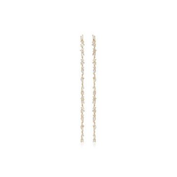 18K Yellow Gold Dangle Earrings