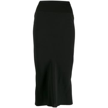 fitted pencil skirt