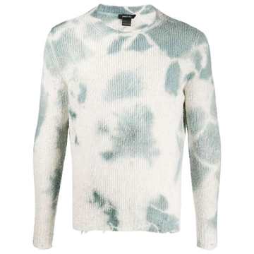 tie-dye effect jumper