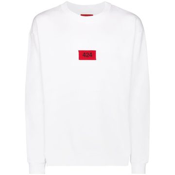 logo patch sweatshirt