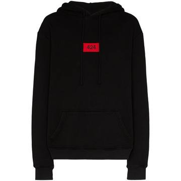 logo patch hoodie