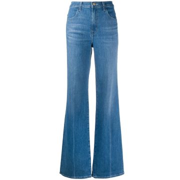 Joan high-rise flared jeans