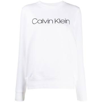 logo print cotton sweatshirt