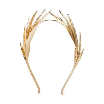 Apache leaf pearl detail open headband