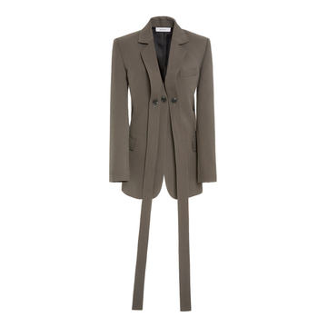 Sash Tie-Detailed Blazer